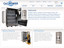 Tablet Screenshot of ccpower.com